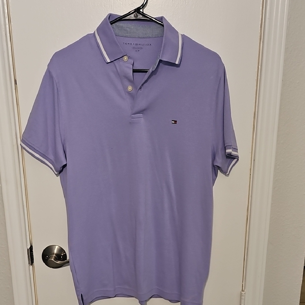 Tommy Hilfiger Men's Purple Polo Shirt